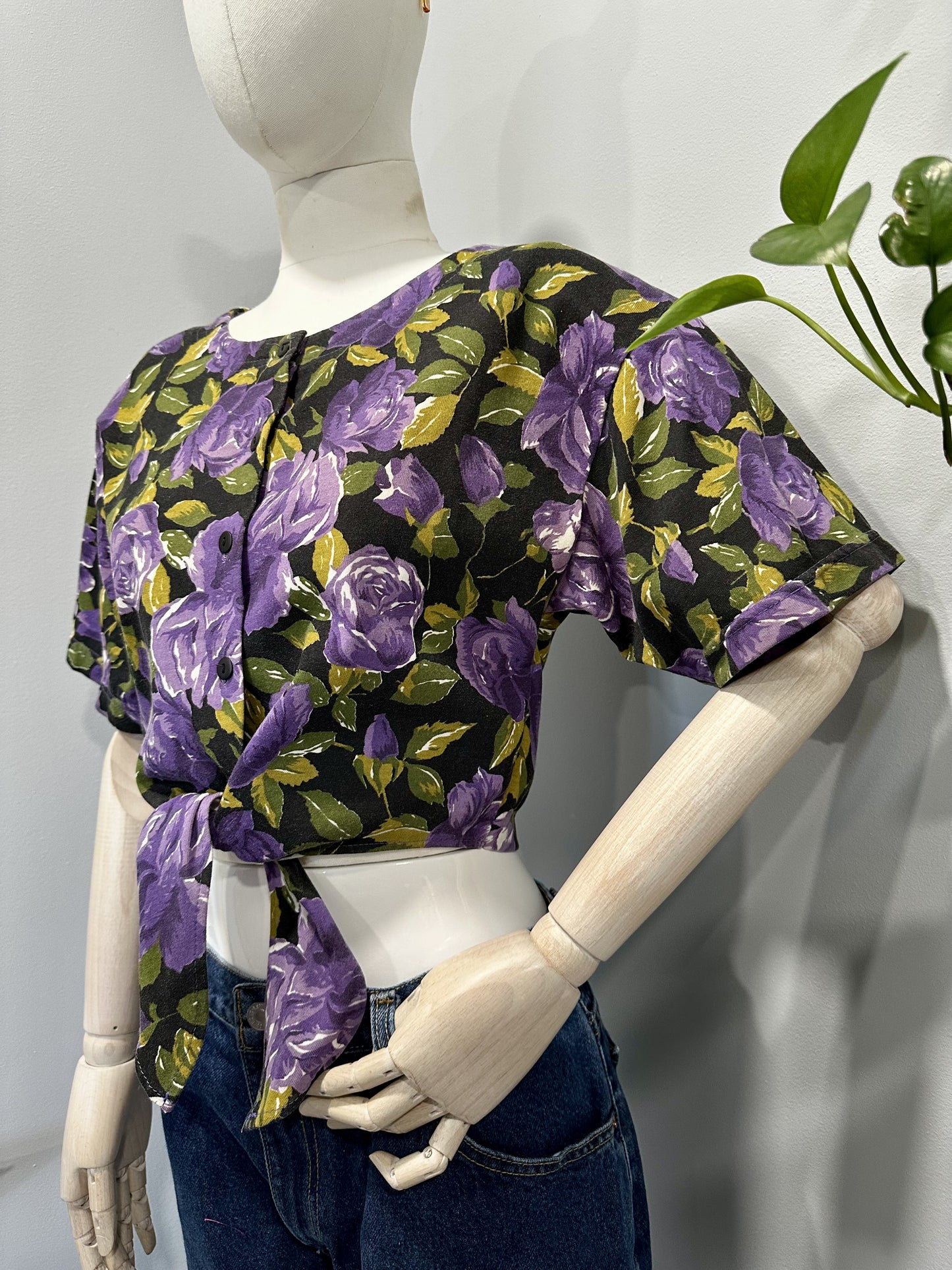 Love Me Not Tie Front Top